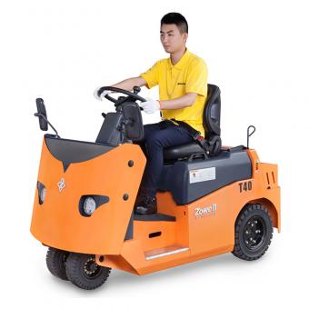 [ZOWELL-XTA40-HALF] Zowell 4 Ton Electric Tow Tractor with half closed cabin