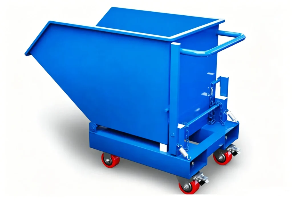 Mobile Wheeled Self Dumping Hoppers